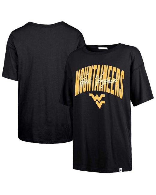 '47 Black West Virginia Mountaineers Muse Sadie T-shirt