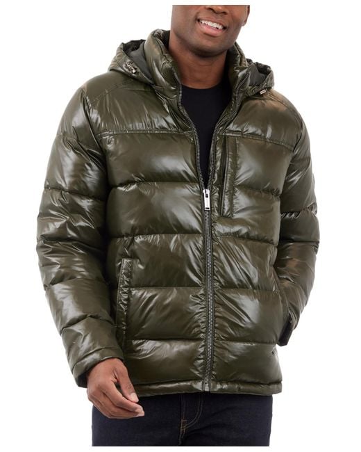 Michael Kors Gray Puffer Jacket for men