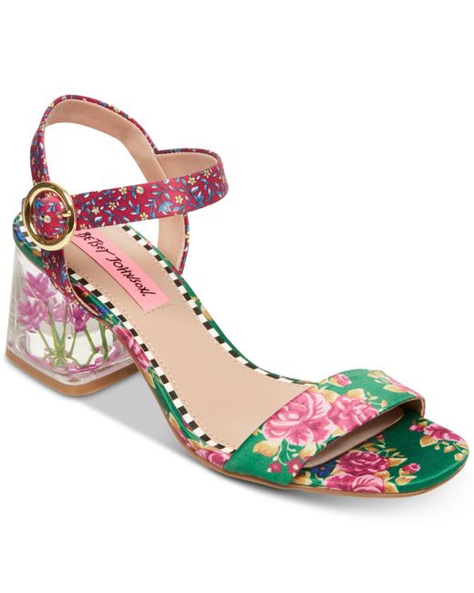 Betsey johnson chunky sales heel