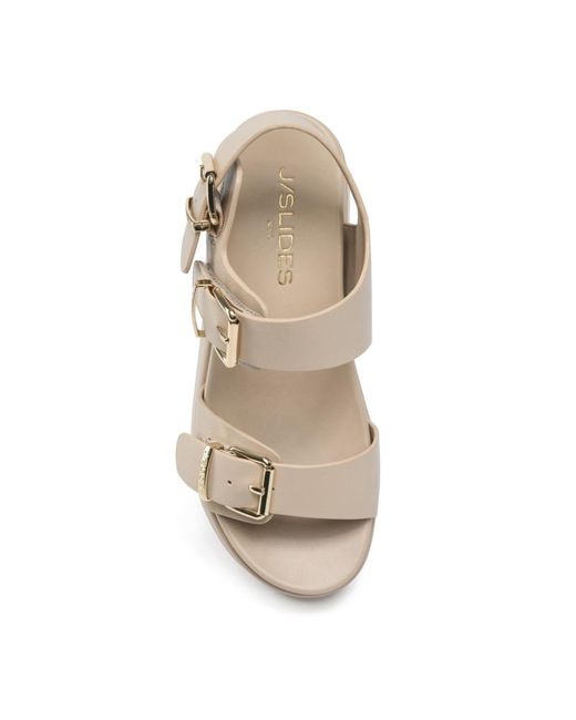J/Slides Natural Brooke Sandal
