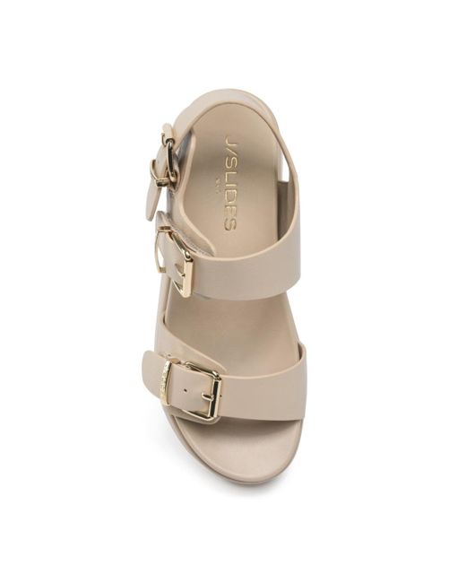 J/Slides Natural Brooke Sandal