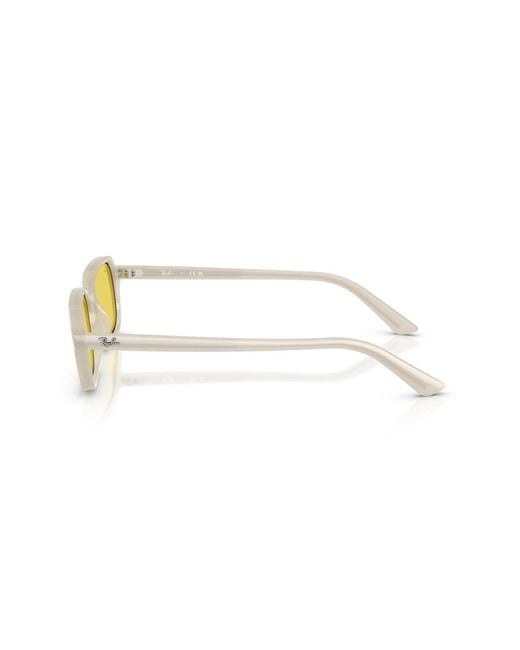 Ray-Ban Yellow Rectangle Sunglasses