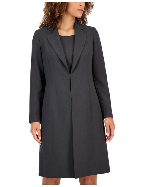Le Suit Long Jacket Dress Suit in Black | Lyst