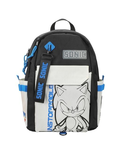 Sonic The Hedgehog Black Art 19" Backpack