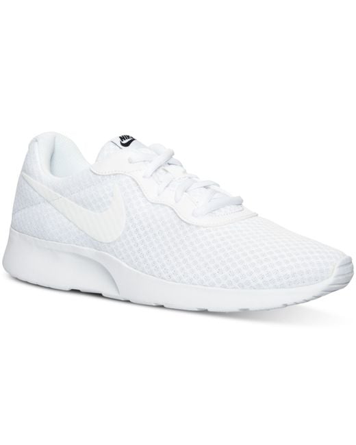 nike men's tanjun white