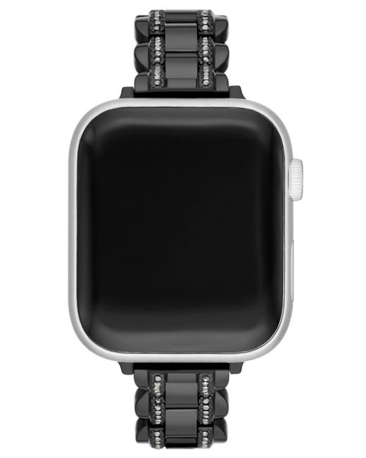 Kate Spade Black Stainless Steel Band For Apple Watch