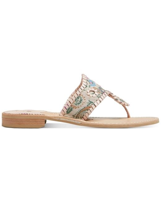 Jack Rogers White Jacks Flat Sandals