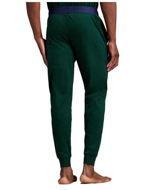 Polo Ralph Lauren Green Elastic Waist Pajama jogger Pants for men