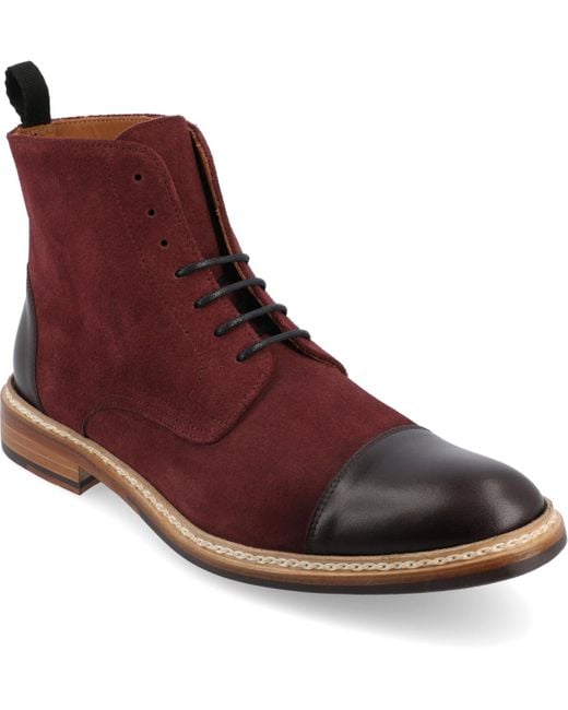 Taft Purple The Troy Lace Up Boot for men