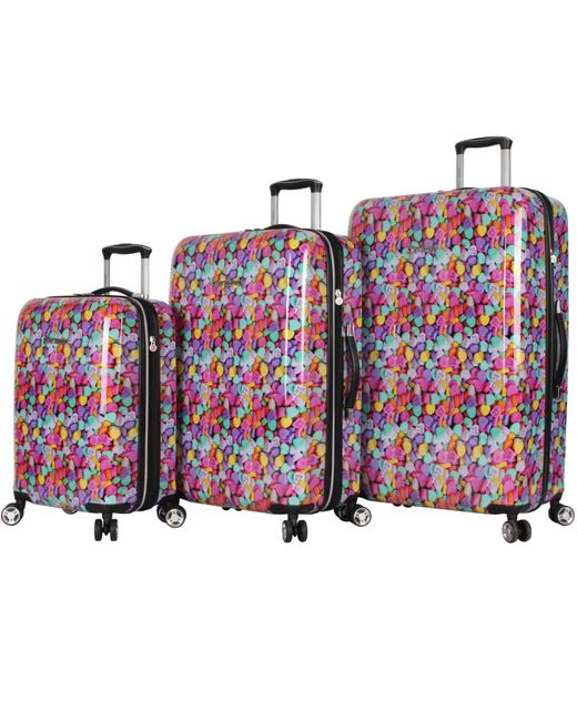 Betsey Johnson Red Hardside Luggage Collection