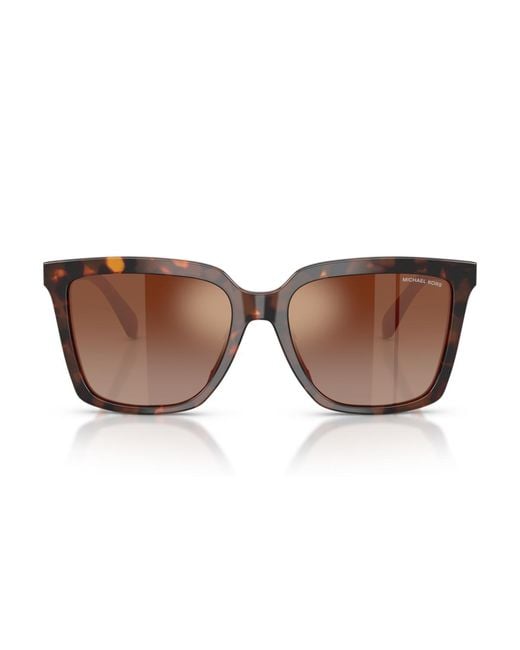Michael Kors Brown Square Sunglasses