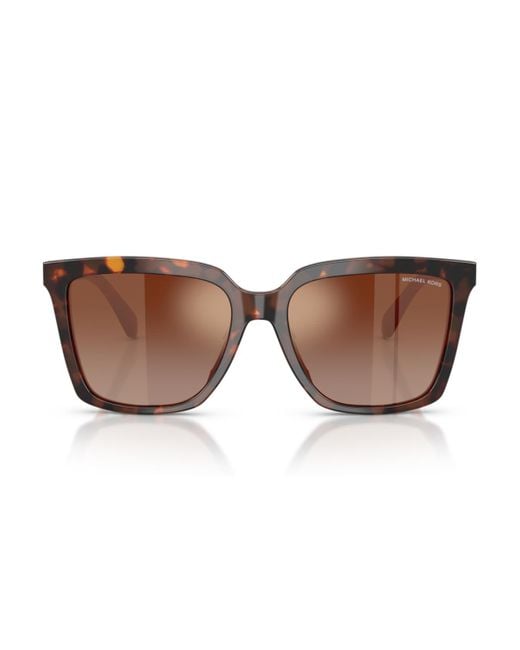 Michael Kors Brown Square Sunglasses