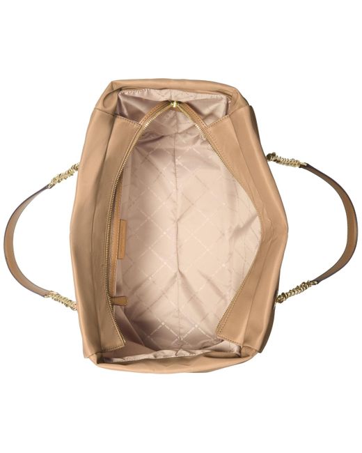 Michael Kors Michael Georgia Extra-large Top Zip Tote in Brown | Lyst
