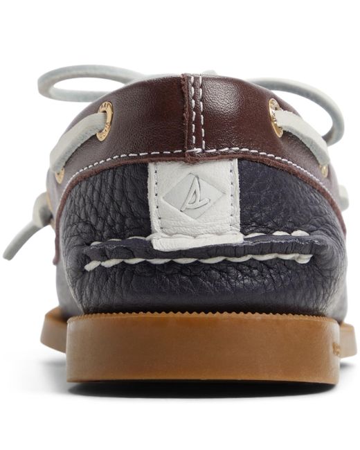 Sperry Top-Sider White Ao 2-eye Round Toe Boat Shoe