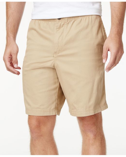 Izod Multicolor Men's Elastic Waist Cargo Shorts for men