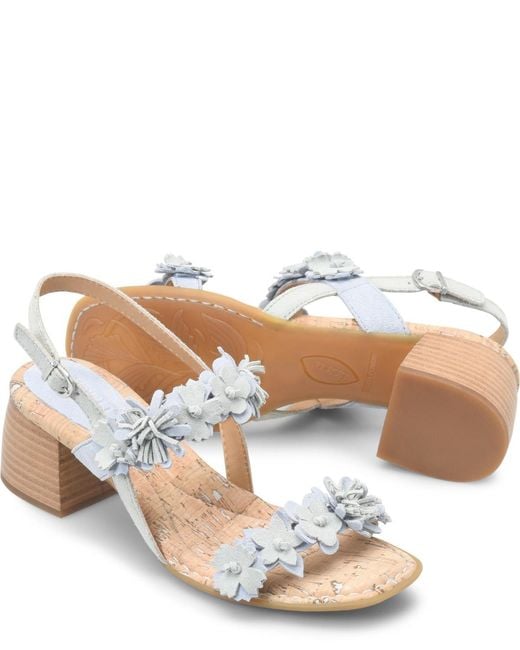 Born White Springs Square Toe Sandals