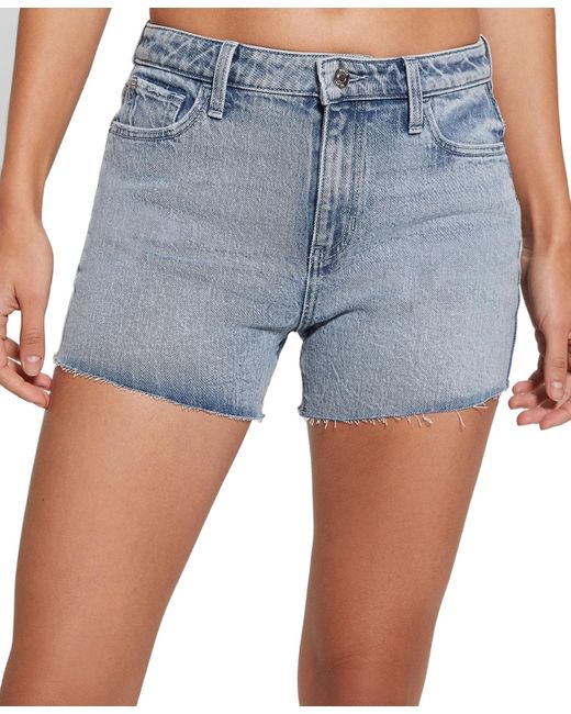 Guess Blue Relaxed Denim Shorts