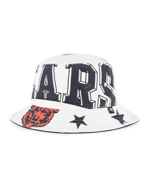 '47 White Chicago Bears Energize Bucket Hat