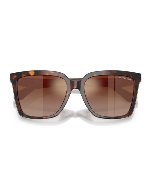 Michael Kors Brown Square Sunglasses