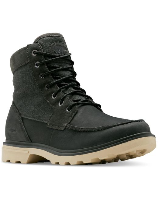 Sorel Carson Moc toe Waterproof Boot in Black for Men Lyst