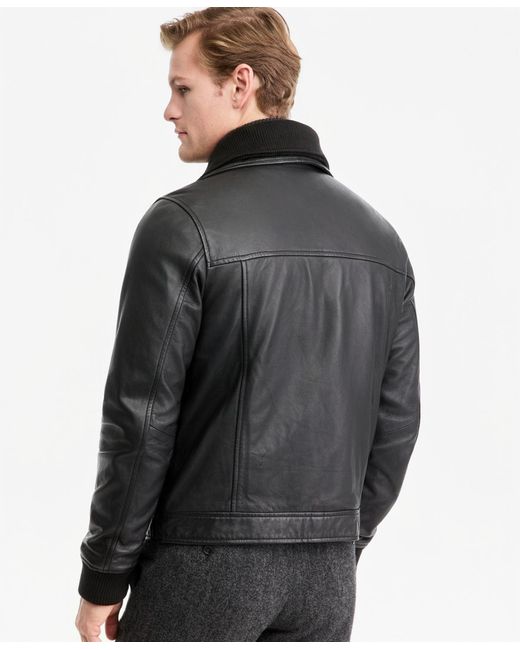 Bagatelle Black Bomber Jacket for men