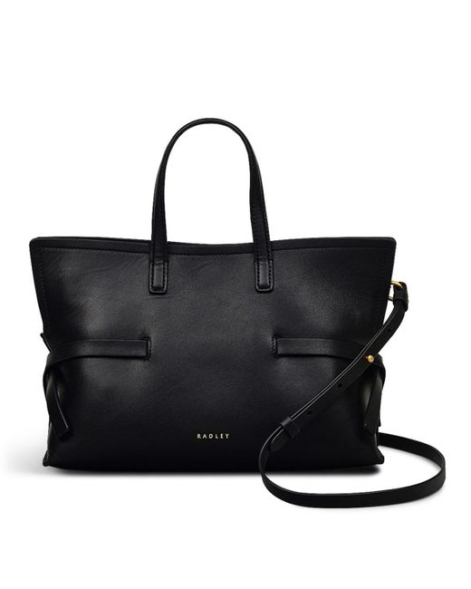 Radley Black Fleet Street Small Open Top Crossbody Bag