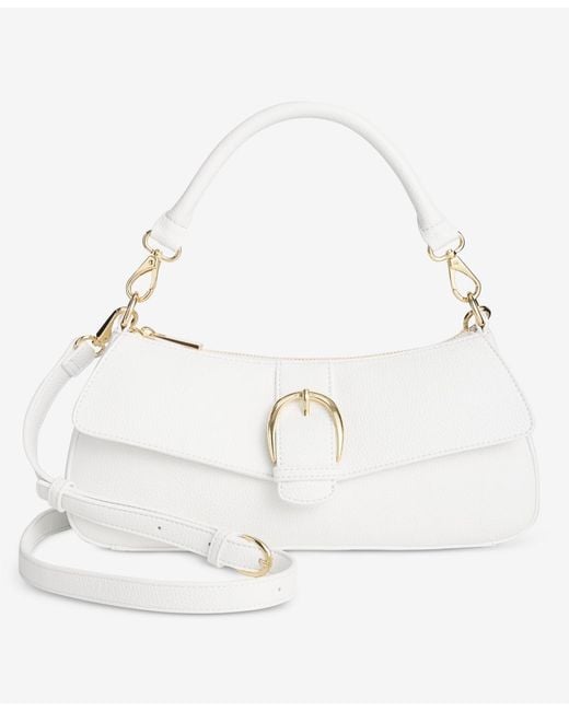 On 34th White Jynna Medium Solid Shoulder Bag