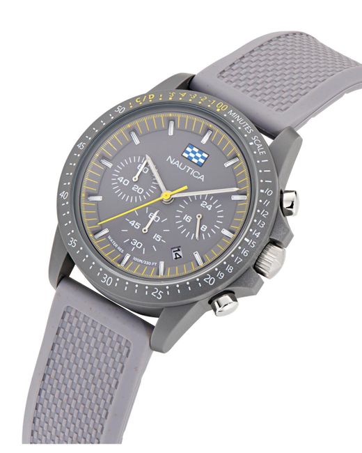 Nautica Gray Multifunction Or Date Polyurethane Watch for men
