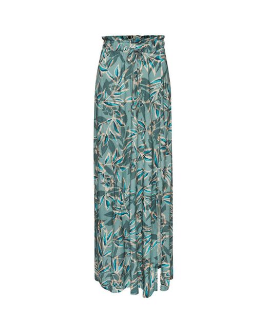 Lascana Blue Paperbag Maxi Skirt