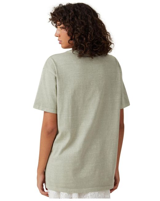 Cotton On Green The Oversized Graphic Tee