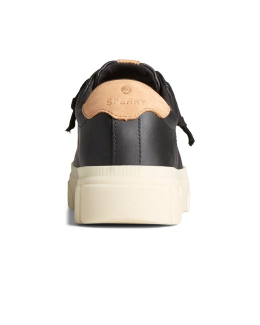Sperry Top-Sider Black Winslow Round Toe Sneakers