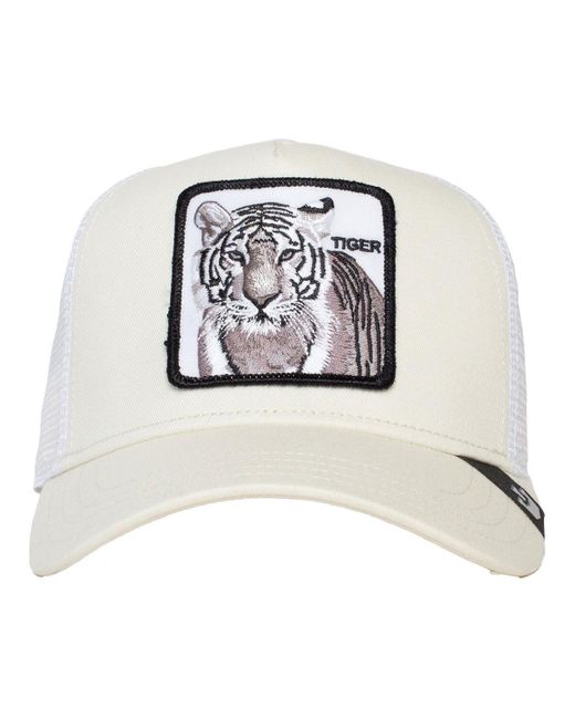 Goorin Bros White Tiger Trucker Adjustable Hat for men