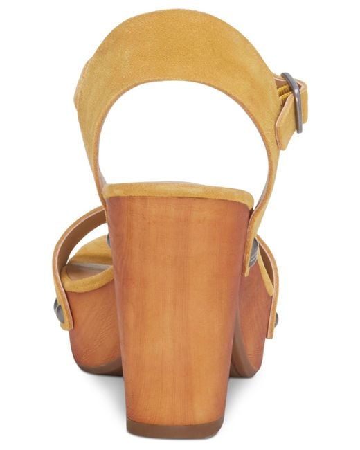 Lucky Brand Trisa Wood Sandals Lyst