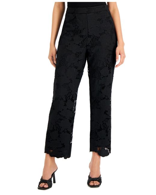 Donna Karan Lace Pants in Black Lyst Canada