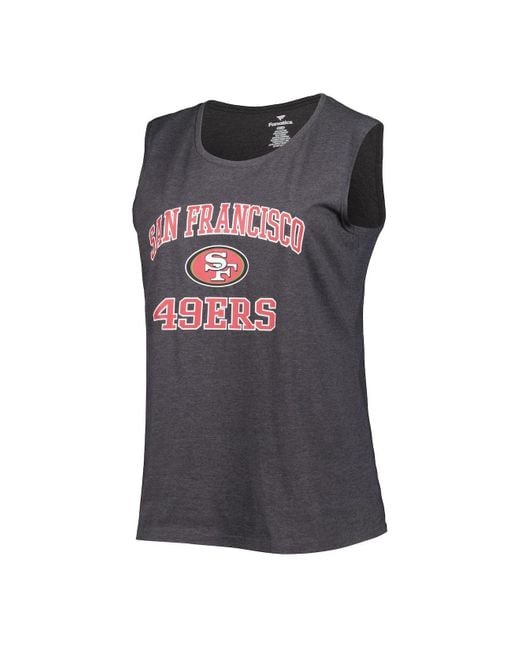 Denver Broncos Fanatics Branded Women's Plus Size Tank Top - Navy