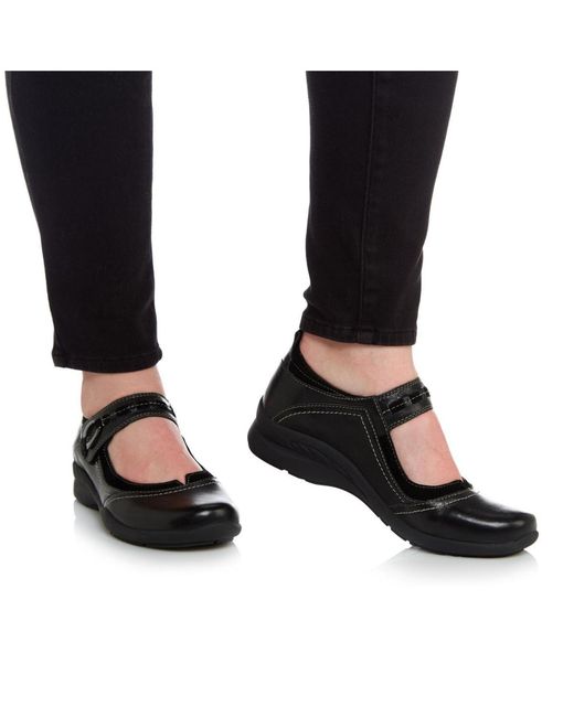 Jambu Black Emily Strap Shoe