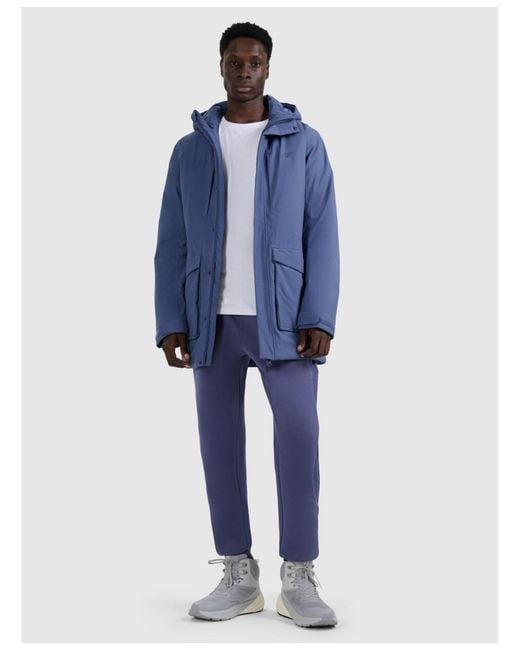 4F Blue Transitional Parka Membrane for men
