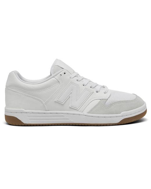New Balance White Bb480 Casual Sneakers From Finish Line for men