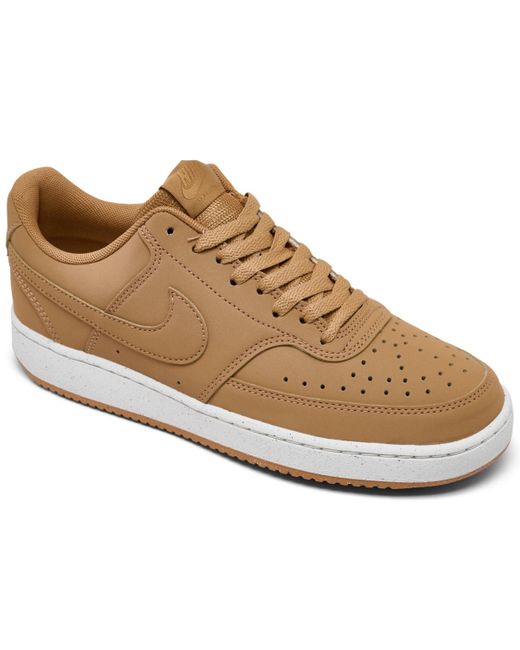 Nike Natural Court Vision Low Casual Sneakers From Finish Line for men