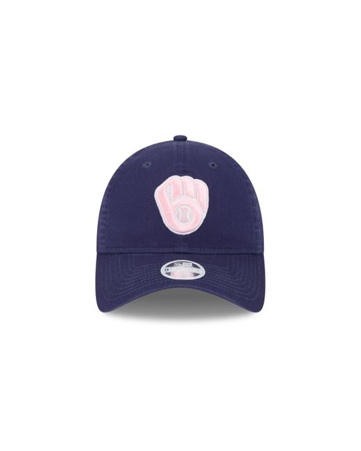 KTZ Blue Milwaukee Brewers 2024 Mother's Day 9twenty Adjustable Hat