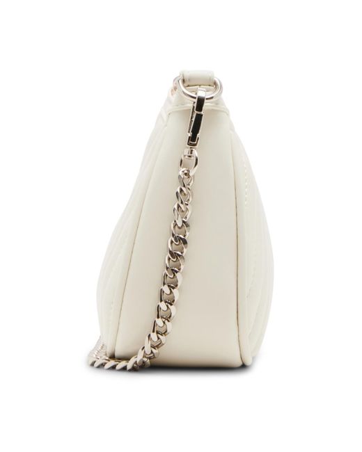 Steve Madden White Vickie Small Shoulder Bag
