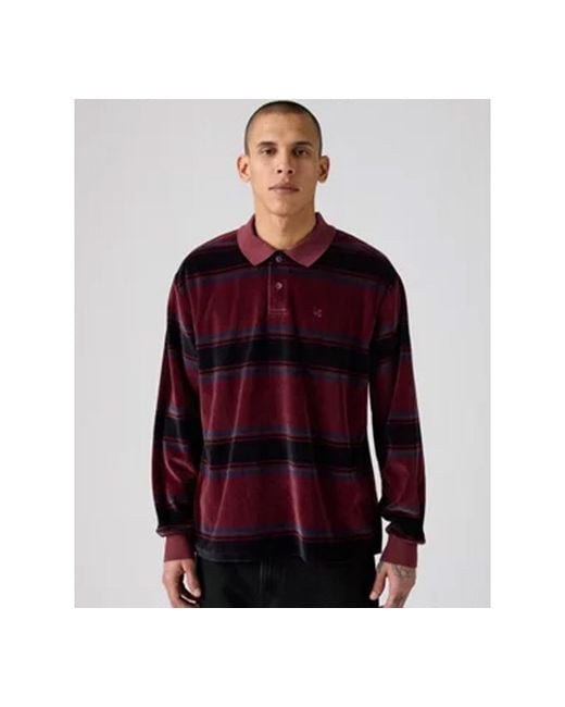 Levi's Red Regular-fit Long-sleeve Sweatshirt for men