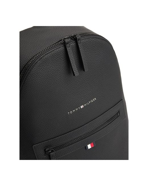 Tommy Hilfiger Black Essential Backpack for men
