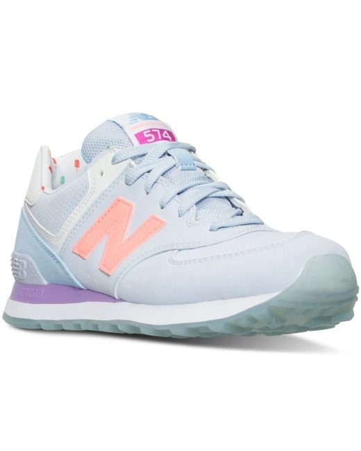 New Balance Women's 574+ Casual Sneakers From Finish Line - Macy's