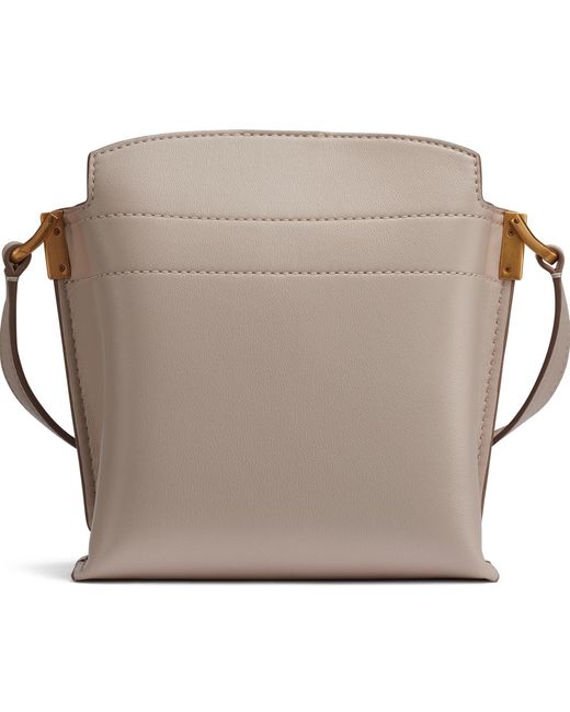 Donna Karan Gray Bridgehampton Turnlock Crossbody