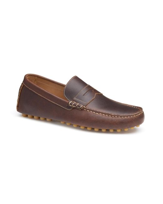 Johnston & Murphy Brown Athens Penny Loafers for men