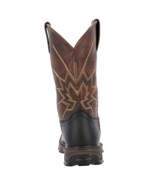 Durango Brown Maverick Xp Ventilated Western Work Boot for men