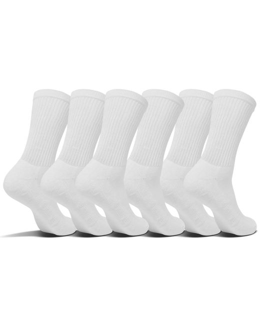 Sof Sole White 6-pack Crew Socks From Finish Line