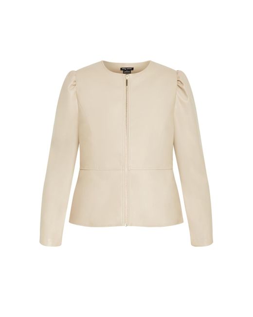 City Chic Blue Plus Size Mysteria Jacket