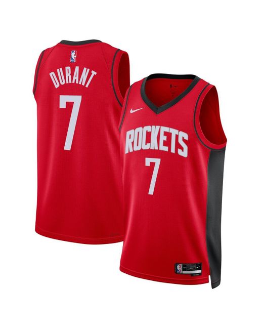 Nike Red And Kevin Durant Houston Rockets Swingman Player Jersey